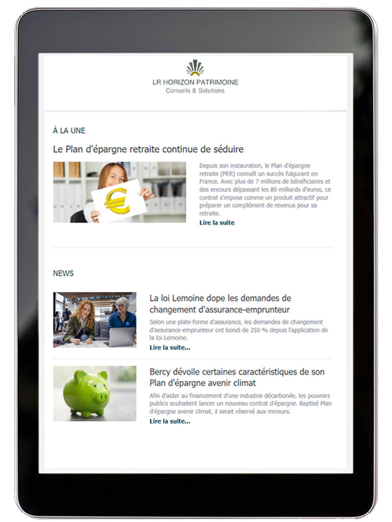 Newsletter bimensuelle